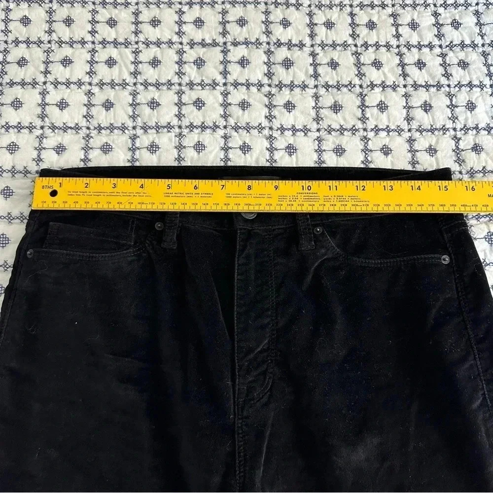Hudson Size 30 Velvet‎ Ombre Holy Flare Crop Pants Classic Neutral Black to Gray - Picture 13 of 15